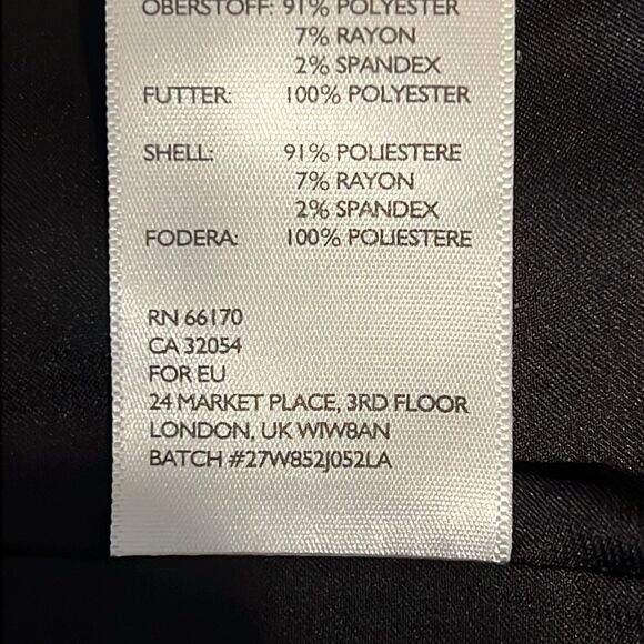 Silence+Noise Black/White Lined‎ Blazer Size L(runs smaller) NWOT - Picture 13 of 13